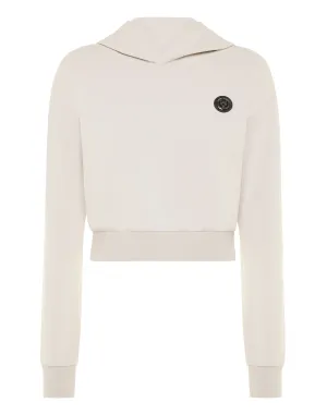 Cropped Hoodie Sweatshirt