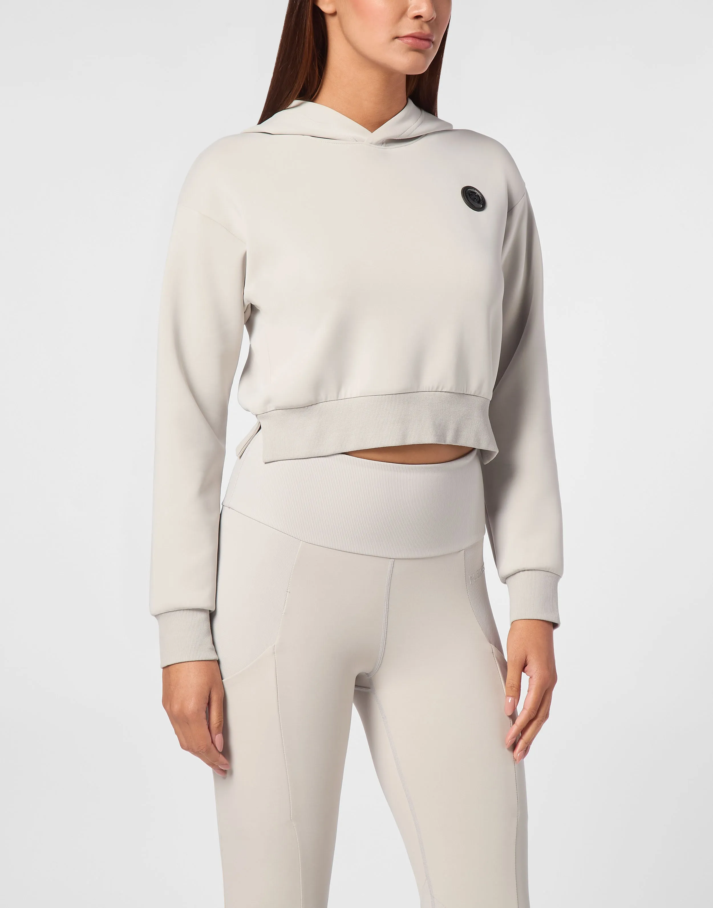 Cropped Hoodie Sweatshirt