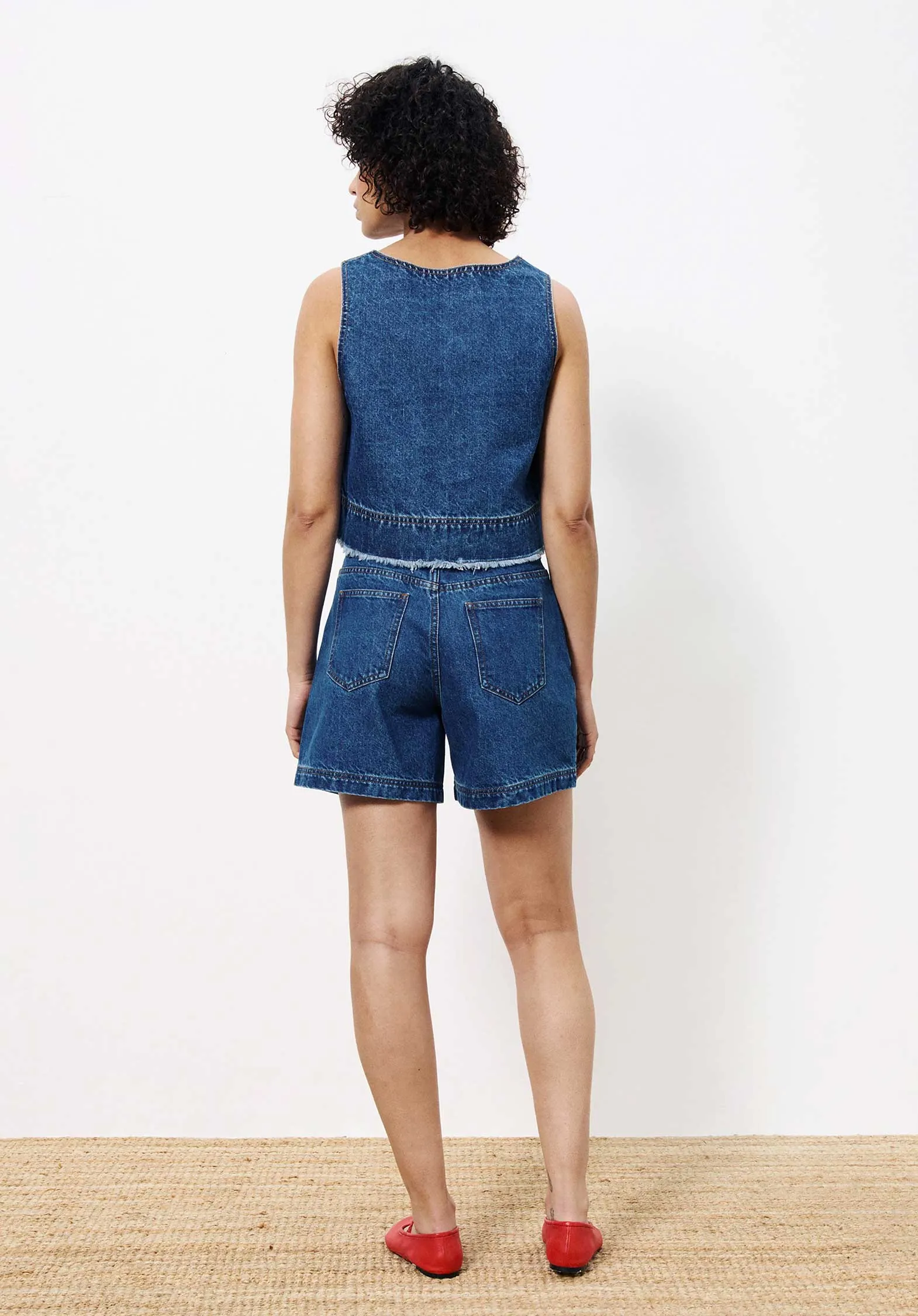Denim Shorts Chc-25042 Nema Bleu-Jean