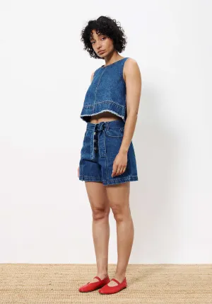 Denim Shorts Chc-25042 Nema Bleu-Jean