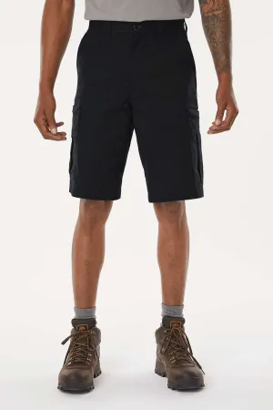 Dickies Mens Premium Moisture Wicking Industrial Cargo Shorts w/ Pockets - Black