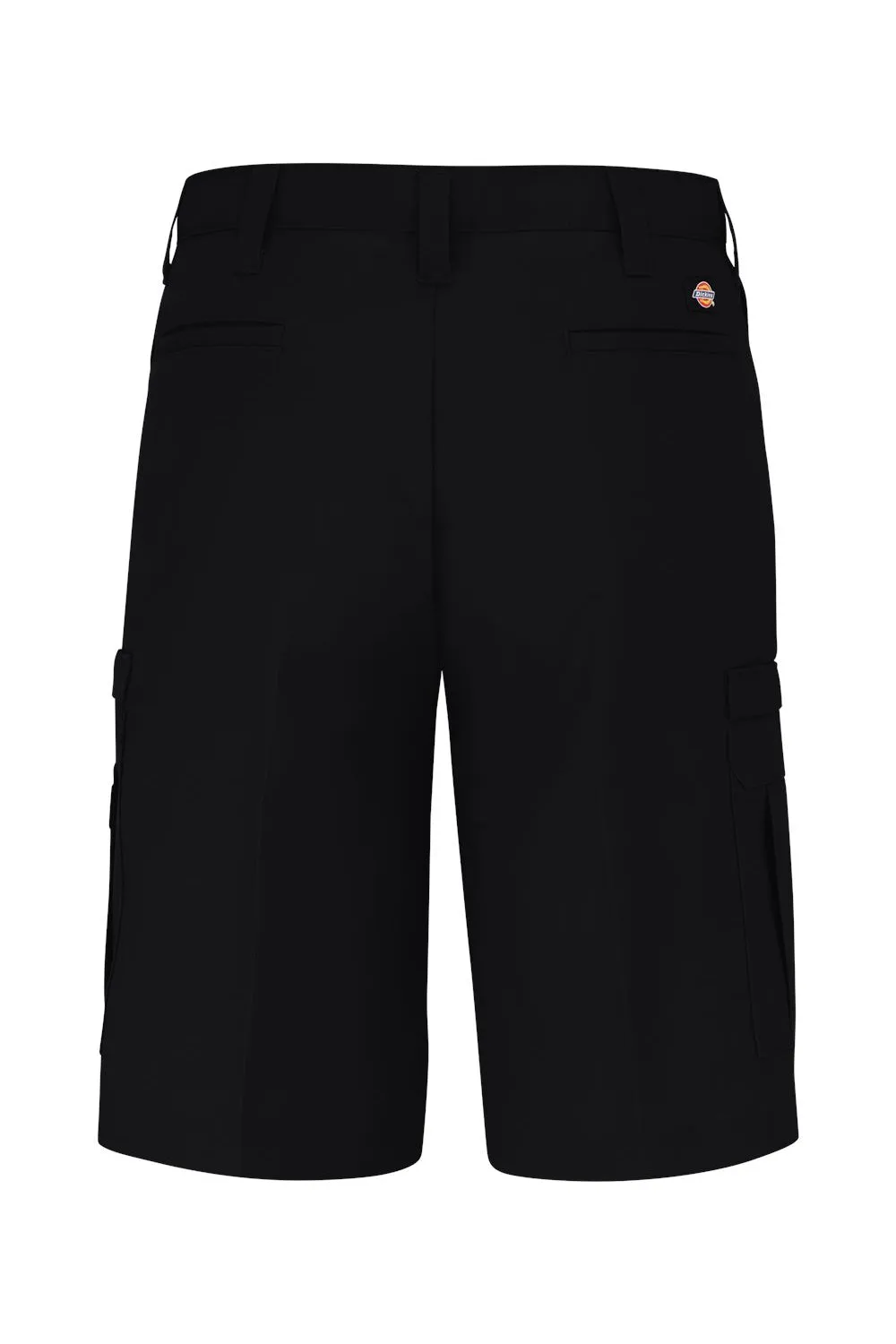 Dickies Mens Premium Moisture Wicking Industrial Cargo Shorts w/ Pockets - Black