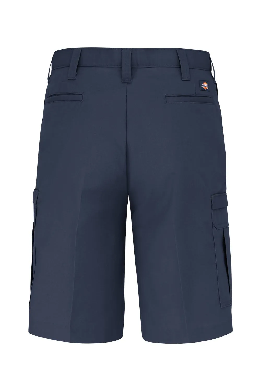 Dickies Mens Premium Moisture Wicking Industrial Cargo Shorts w/ Pockets - Dark Navy Blue