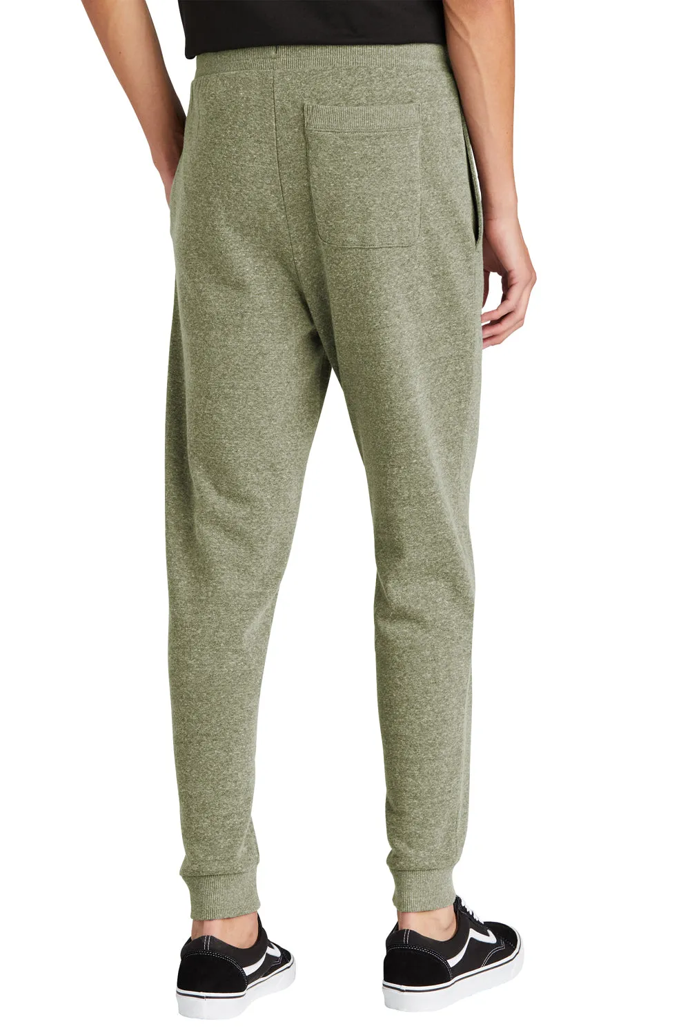 District Mens Perfect Tri Fleece Jogger Sweatpants w/ Pockets - Military Green Frost