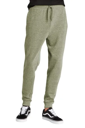 District Mens Perfect Tri Fleece Jogger Sweatpants w/ Pockets - Military Green Frost