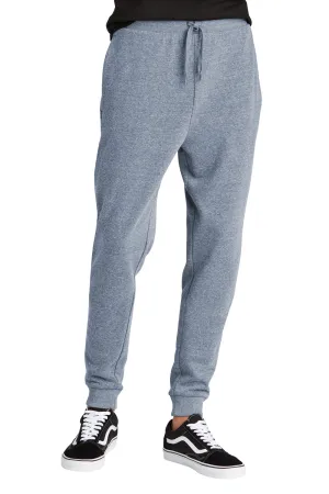 District Mens Perfect Tri Fleece Jogger Sweatpants w/ Pockets - Navy Blue Frost