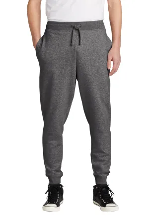 District Mens V.I.T. Fleece Jogger Sweatpants w/ Pockets - Heather Charcoal Grey