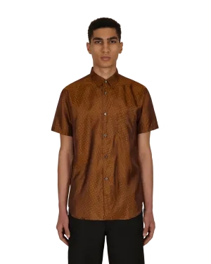 Dot Shortsleeve Shirt Brown