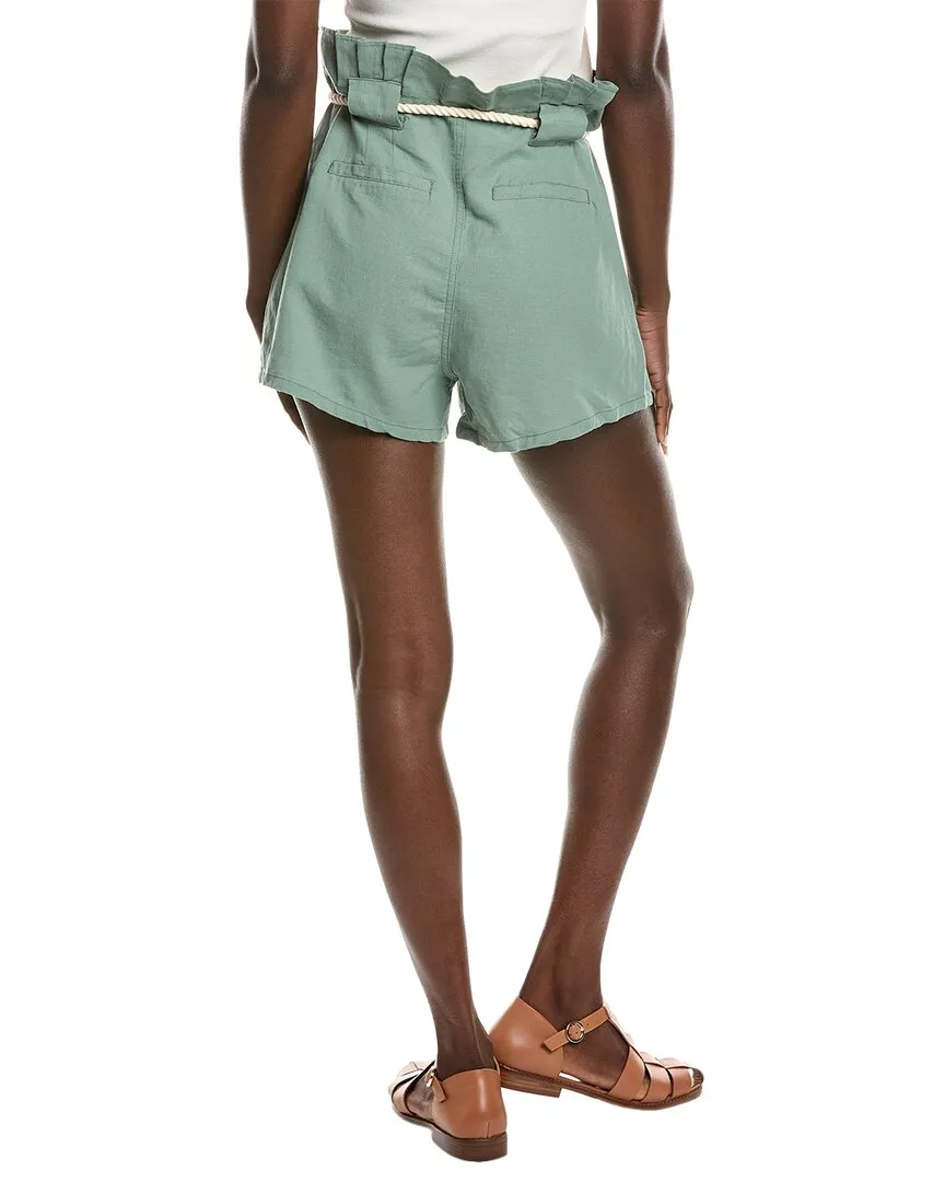 DRIFTWOOD DENIM Veronica Linen-Blend Short