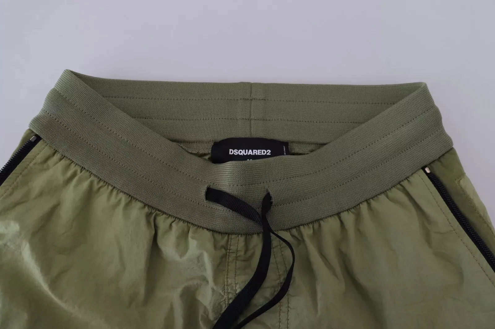 Dsqua²  Cotton Mid Waist Drawstring Tape Women's Shorts