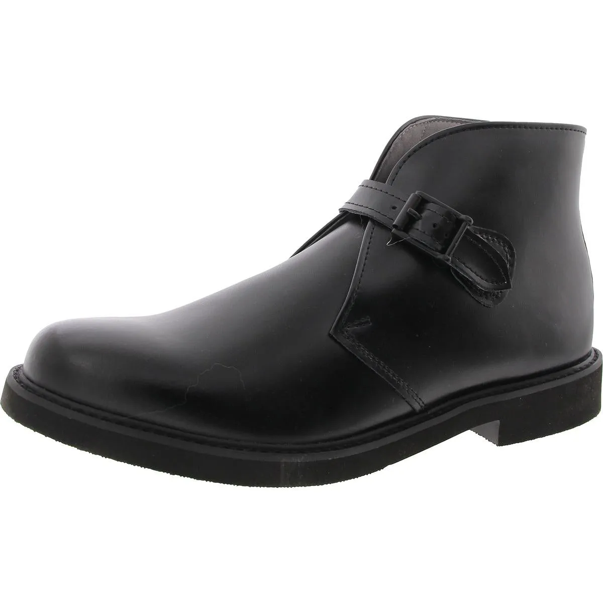 E01832 Mens Buckle Manmade Chukka Boots