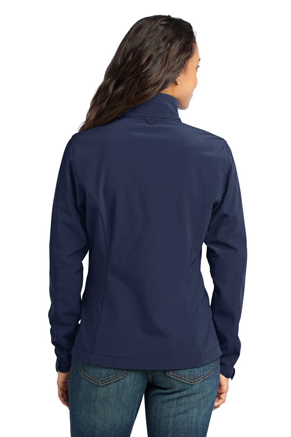 Eddie Bauer Womens Water Resistant Full Zip Jacket - River Navy Blue