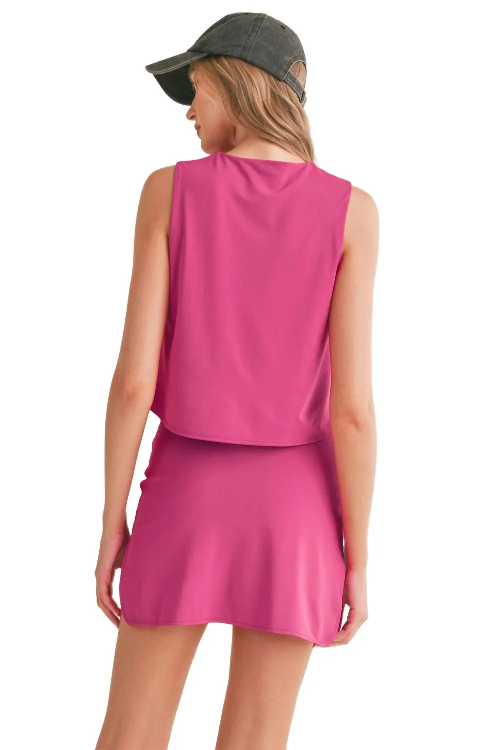 Elite Sport Tank Top In Berry