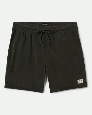 Everyday Corduroy Short - Washed Black