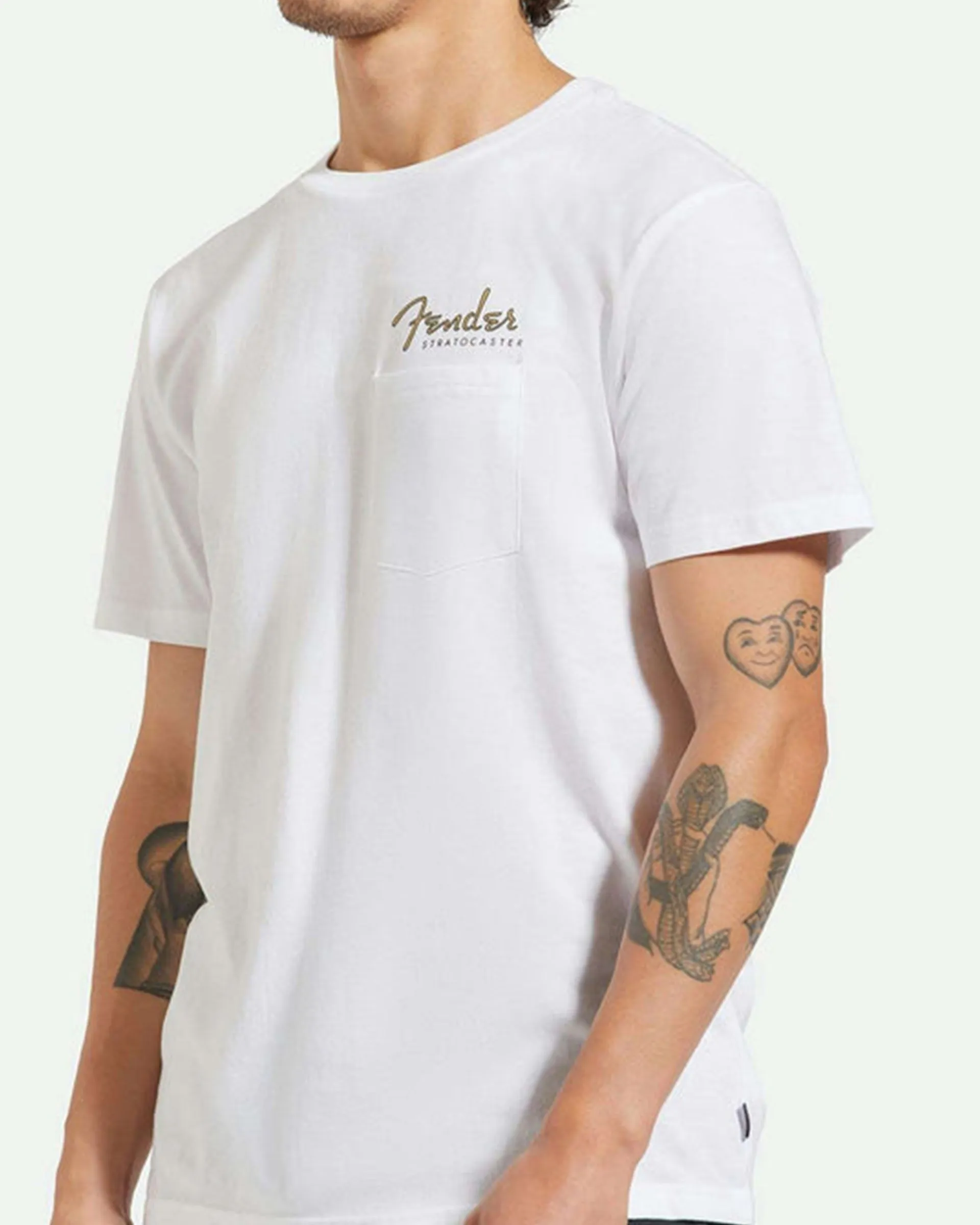 Fender Volume S/S Tailored Pocket T-Shirt - White