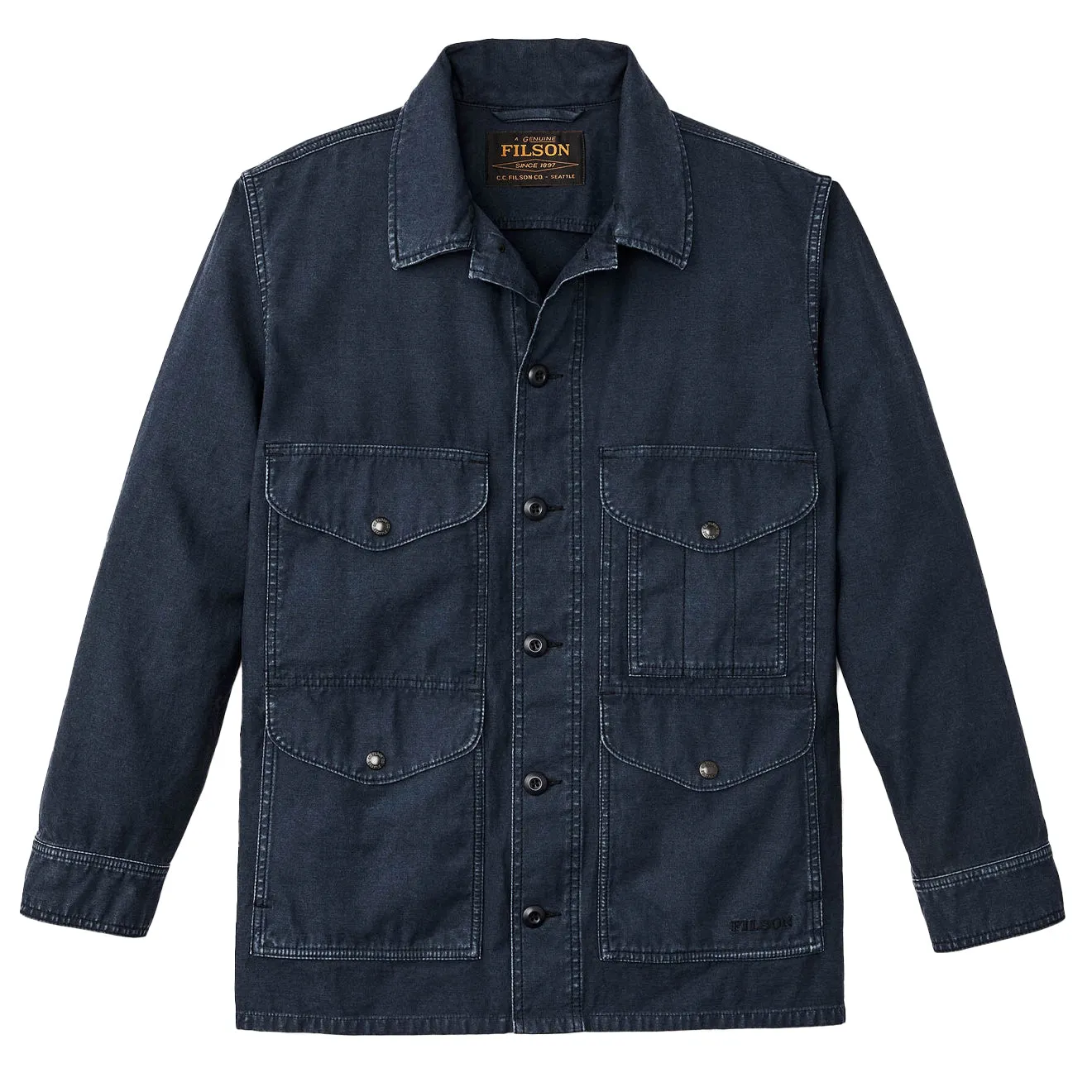 Filson Field Cruiser Reverse Sateen Blue Mussel