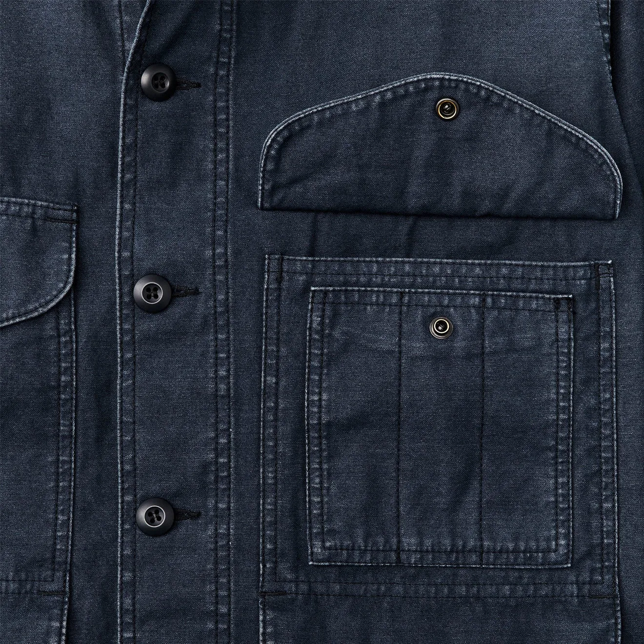 Filson Field Cruiser Reverse Sateen Blue Mussel