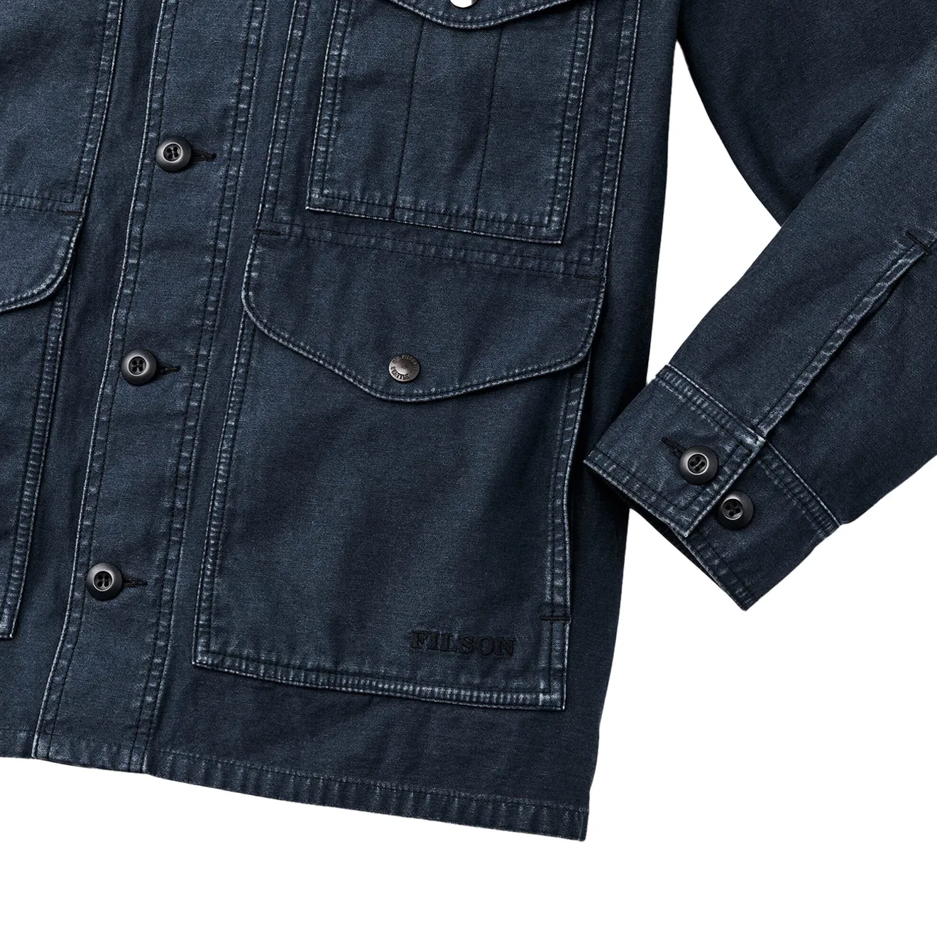 Filson Field Cruiser Reverse Sateen Blue Mussel