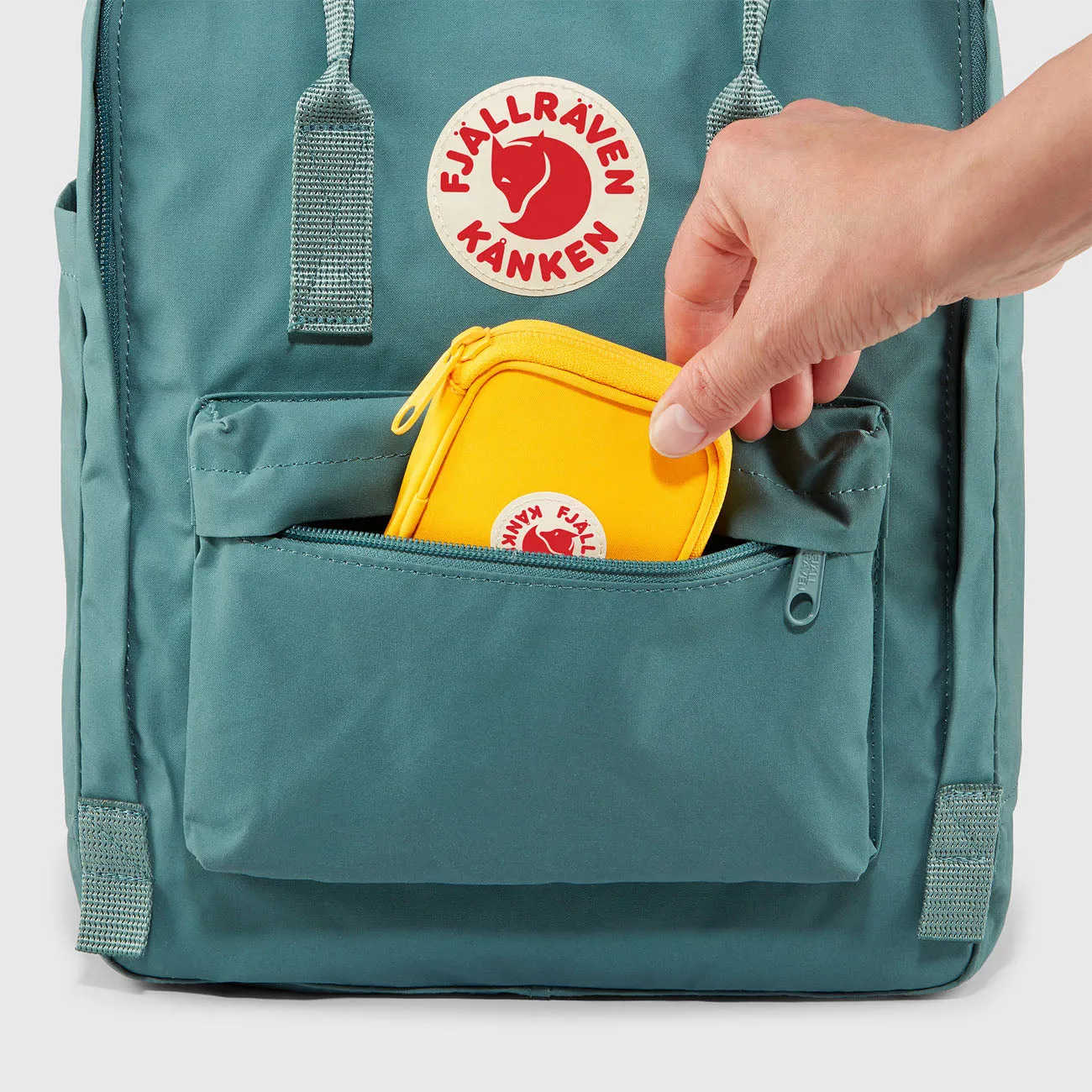 Fjallraven Kanken Card Wallet Frost Green - Frost Green / ONE SIZE / 664 Fjällräven Kånken Bags