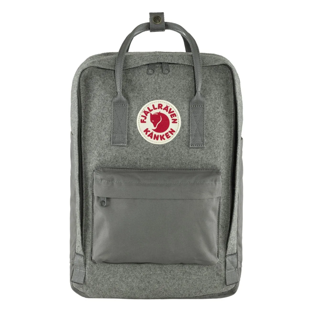 Fjallraven Kanken Re-Wool Laptop 15  Granite Grey Bags Fjallraven Kanken Bags