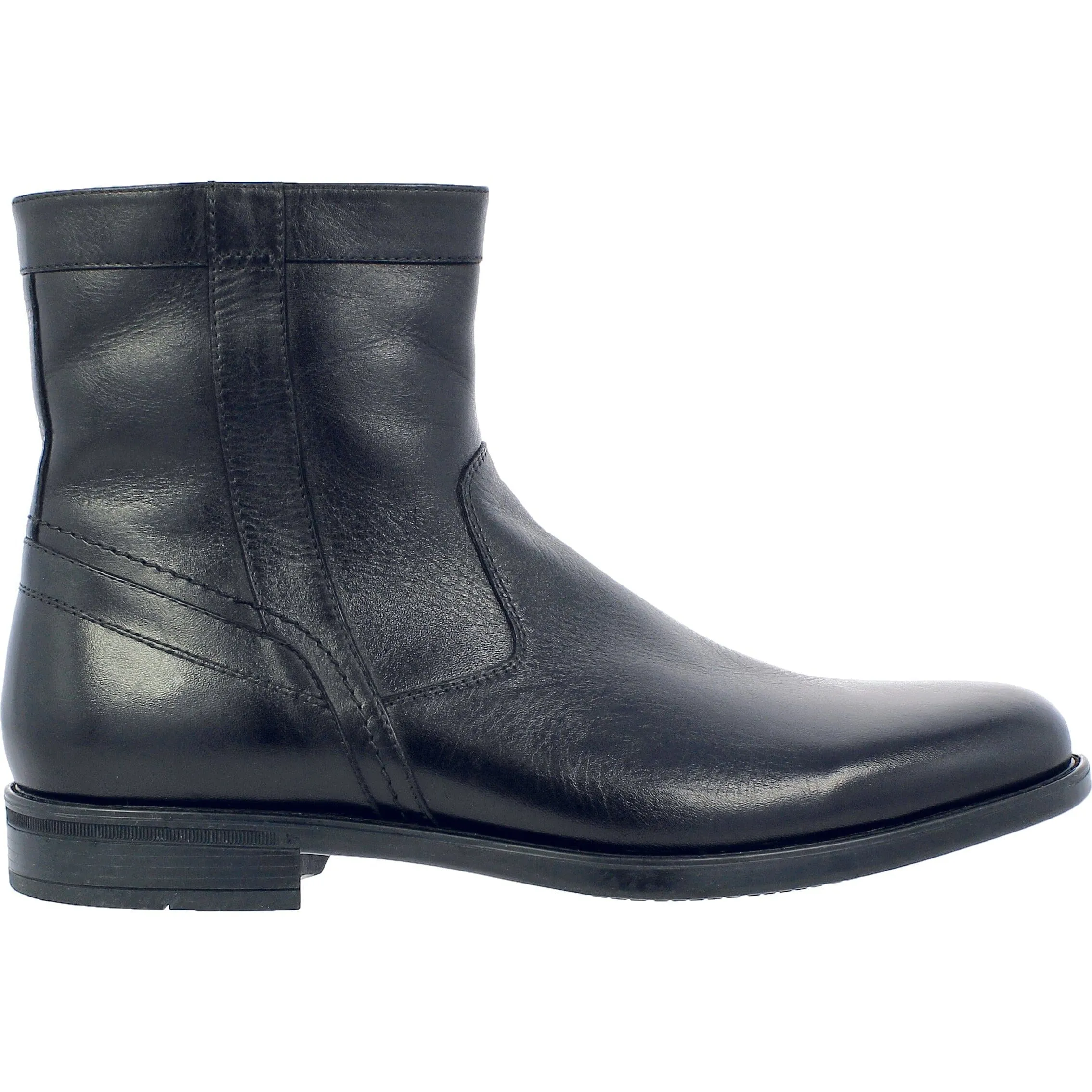 FLORSHEIM MIDTOWN PLAIN TOE ZIPPER BOOT MEDIUM AND WIDE