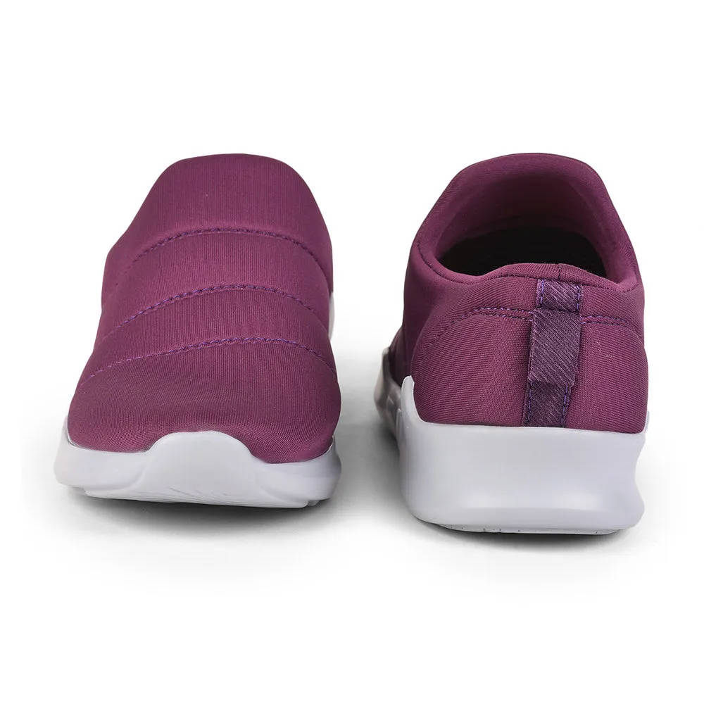 Force 10 Non Lacing Purple Casual Shoes For Women AVILA-26 By Liberty