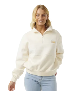 Fortaleza Half Zip Fleece in Beige