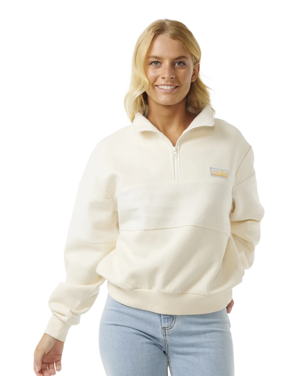 Fortaleza Half Zip Fleece in Beige