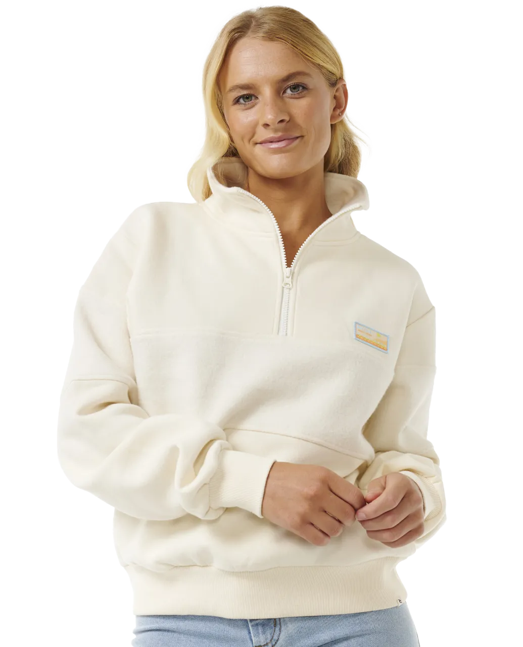 Fortaleza Half Zip Fleece in Beige