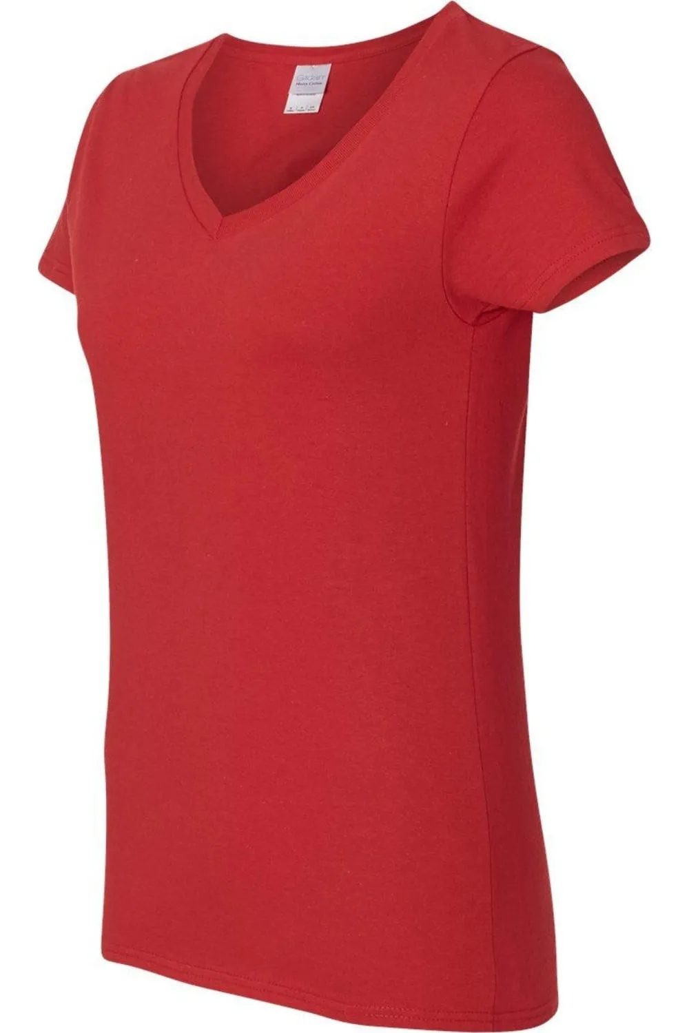 Gildan Heavy Cotton Womens V-Neck T-Shirt