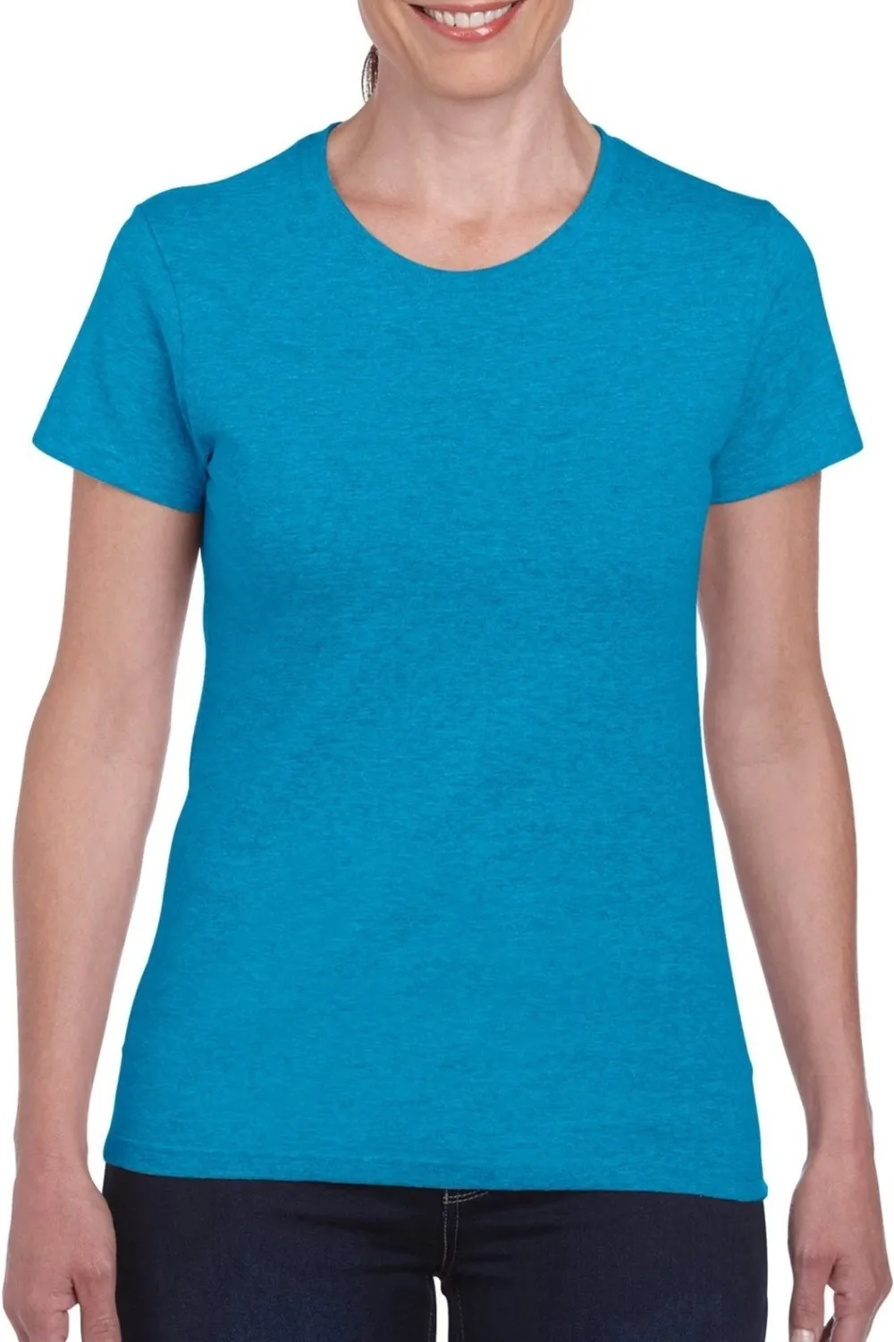 Gildan Ladies/Womens Heavy Cotton Missy Fit Short Sleeve T-Shirt