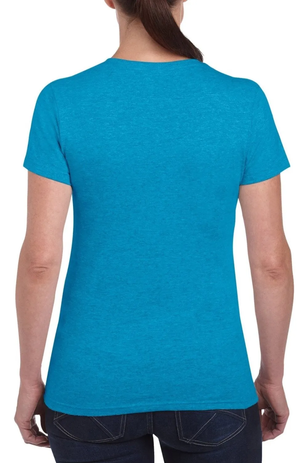 Gildan Ladies/Womens Heavy Cotton Missy Fit Short Sleeve T-Shirt