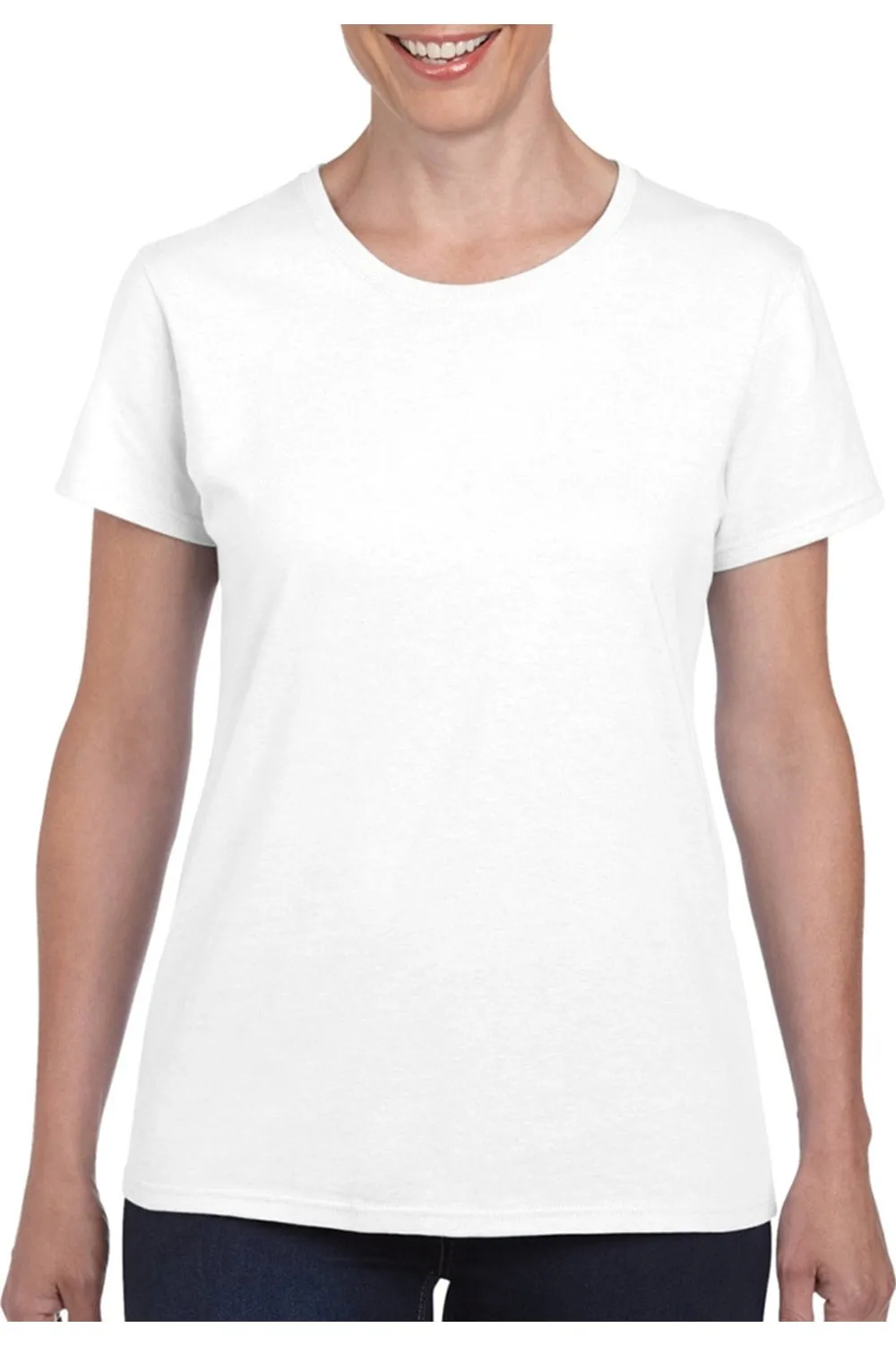 Gildan Ladies/Womens Heavy Cotton Missy Fit Short Sleeve T-Shirt