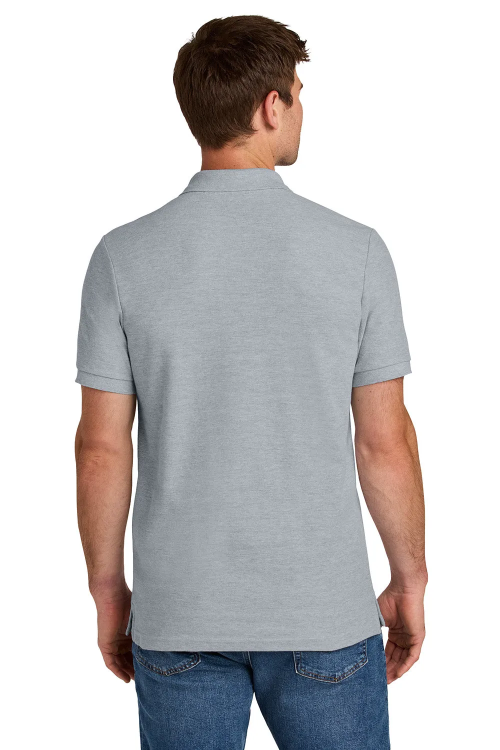 Gildan Mens Hammer Pique Short Sleeve Polo Shirt - Sport Grey