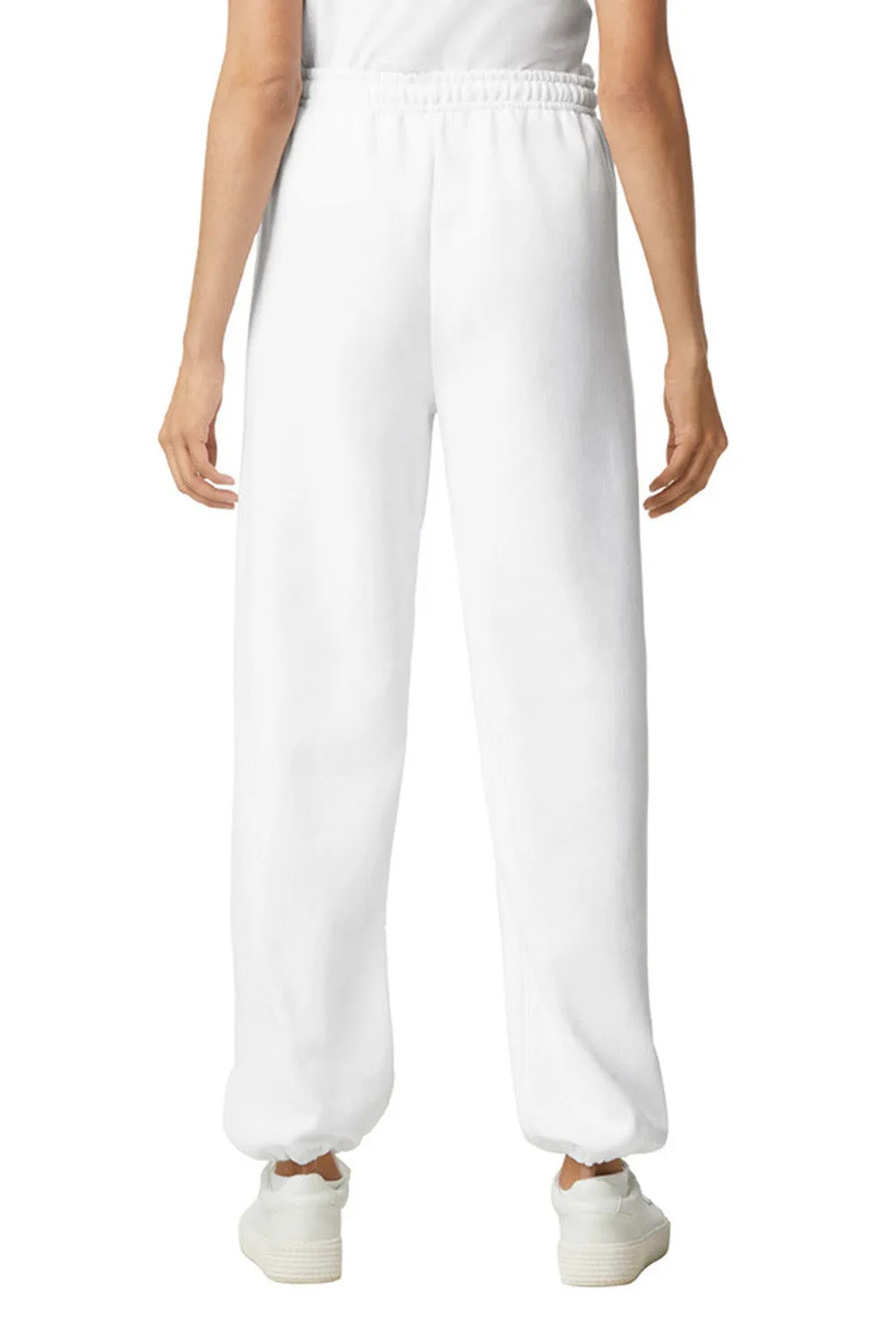 Gildan Mens Heavy Blend Sweatpants - White