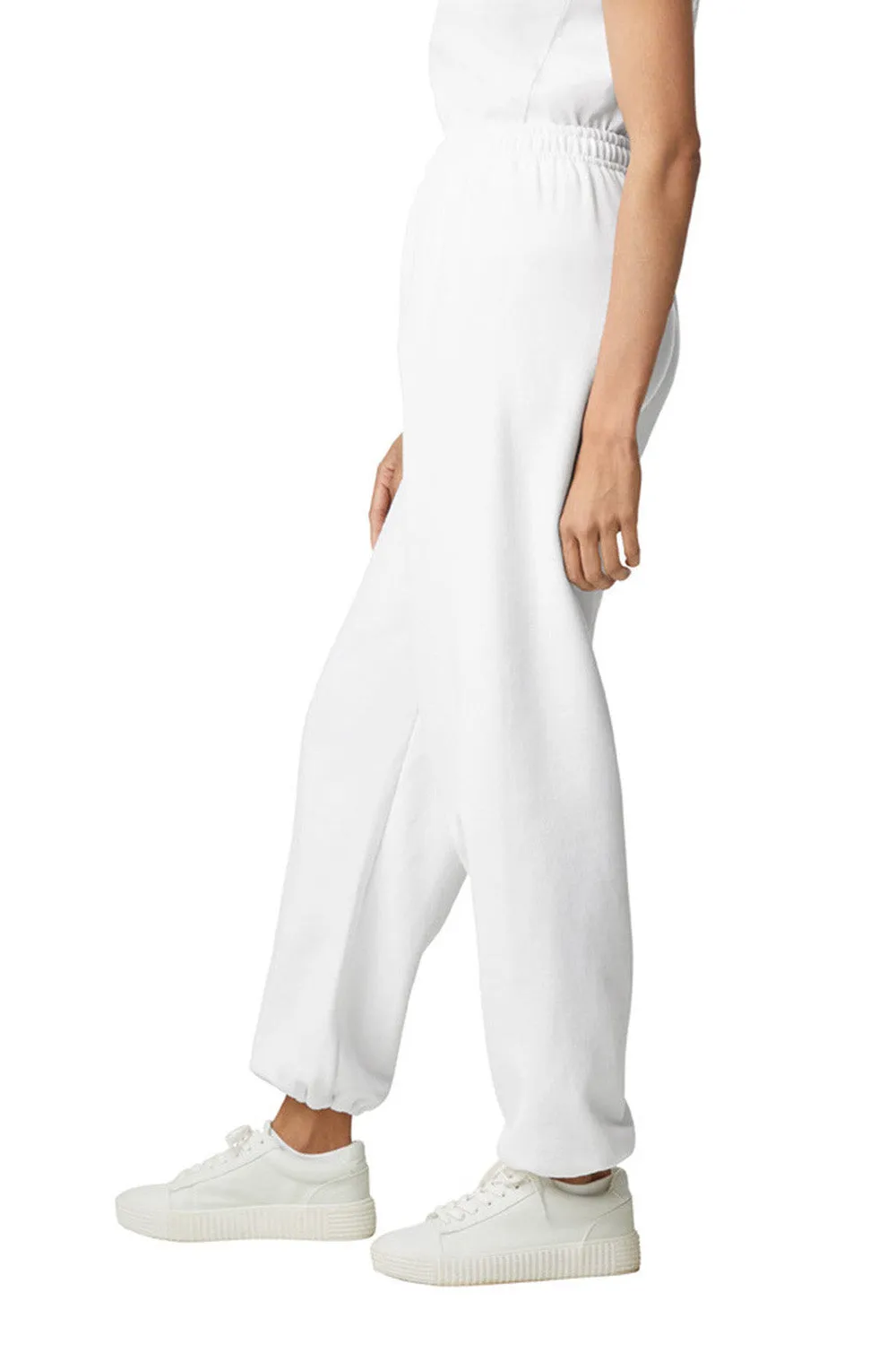 Gildan Mens Heavy Blend Sweatpants - White
