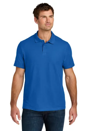 Gildan Mens Softstyle Pique Short Sleeve Polo Shirt - Royal Blue
