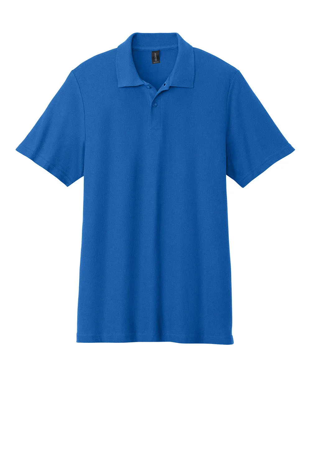 Gildan Mens Softstyle Pique Short Sleeve Polo Shirt - Royal Blue