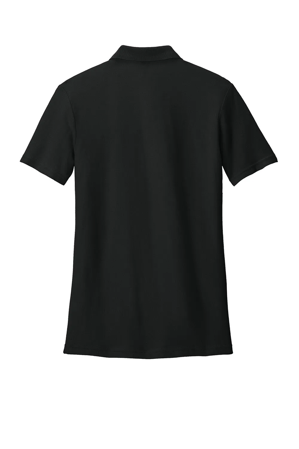 Gildan Womens Softstyle Pique Short Sleeve Polo Shirt - Black