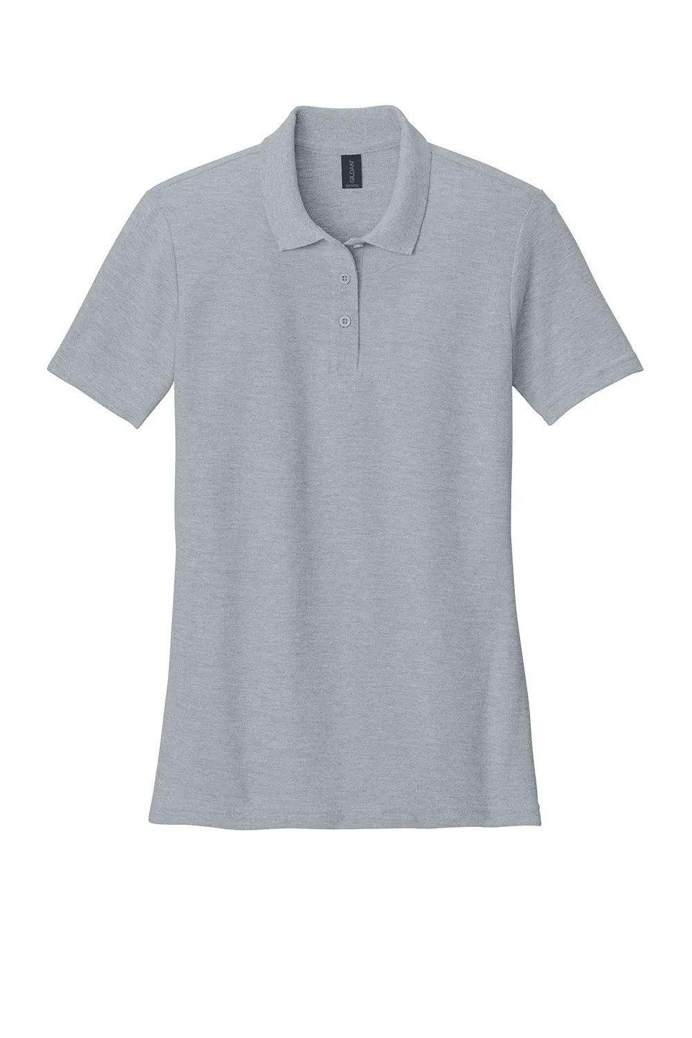 Gildan Womens Softstyle Pique Short Sleeve Polo Shirt - Sport Grey