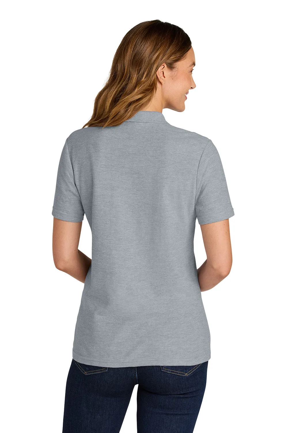 Gildan Womens Softstyle Pique Short Sleeve Polo Shirt - Sport Grey