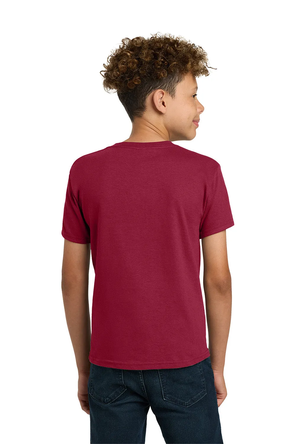 Gildan Youth Short Sleeve Crewneck T-Shirt - Cardinal Red