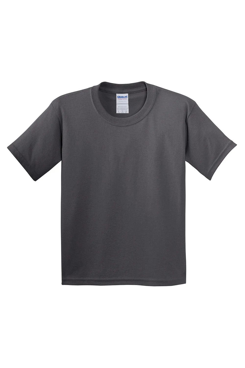 Gildan Youth Short Sleeve Crewneck T-Shirt - Charcoal Grey