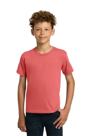 Gildan Youth Short Sleeve Crewneck T-Shirt - Coral Silk