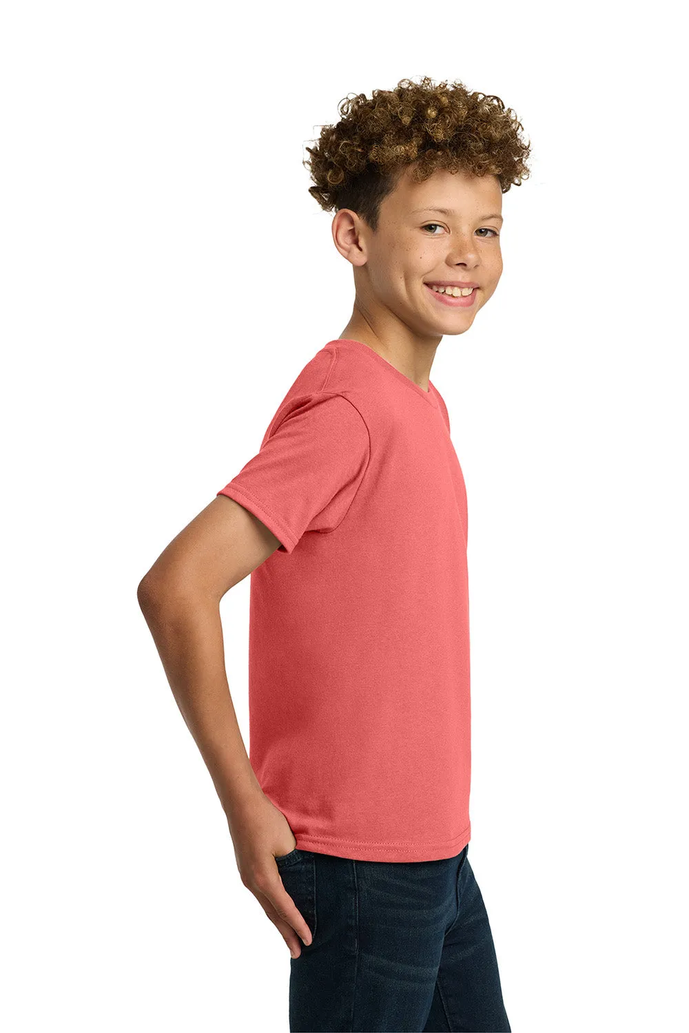 Gildan Youth Short Sleeve Crewneck T-Shirt - Coral Silk