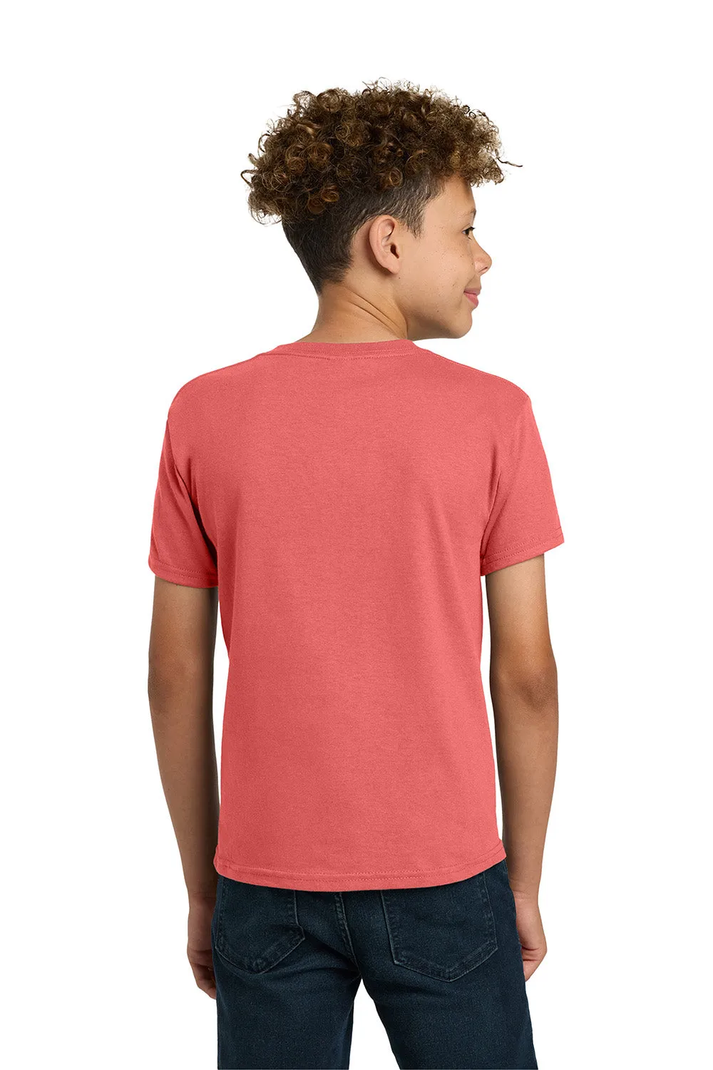 Gildan Youth Short Sleeve Crewneck T-Shirt - Coral Silk