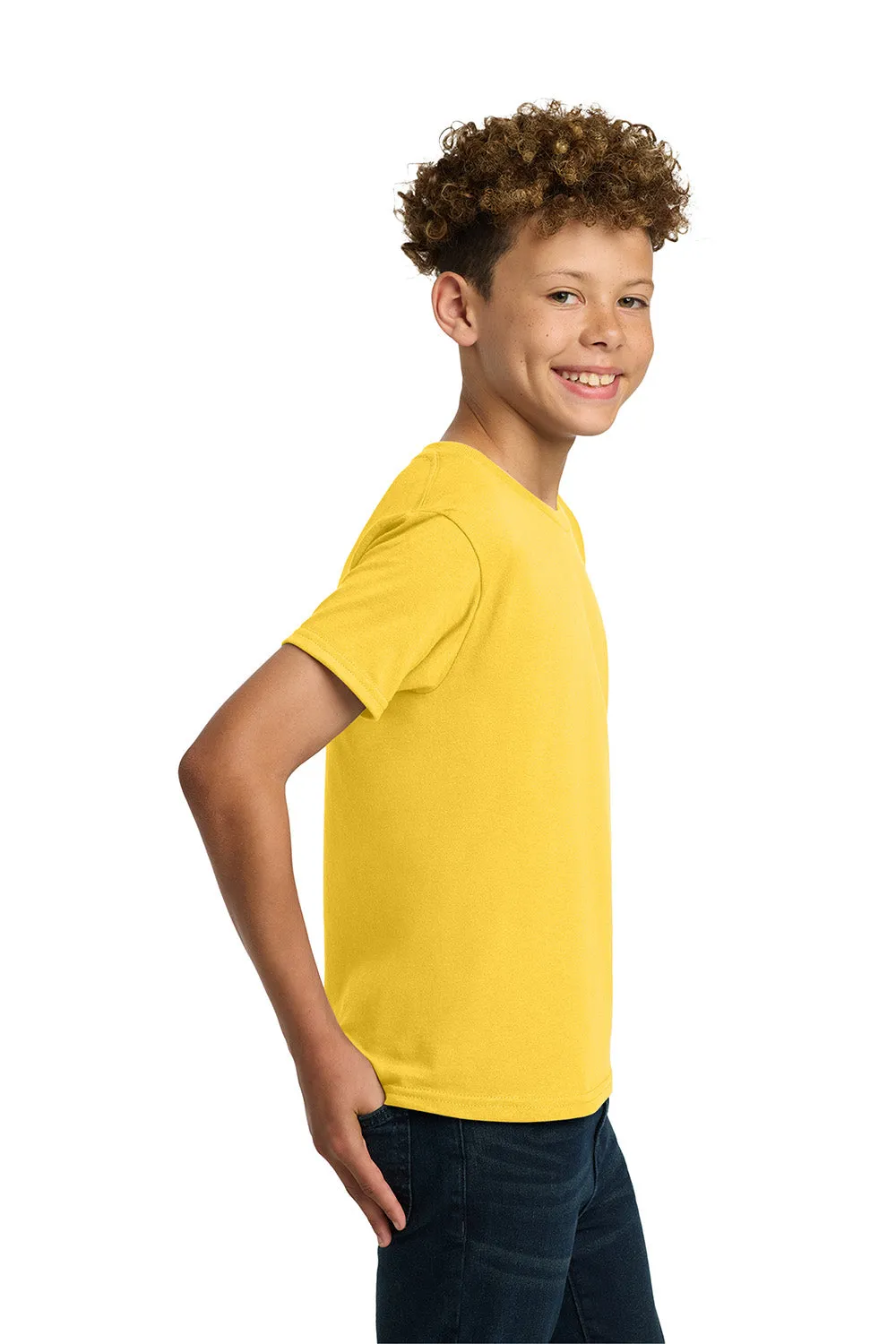 Gildan Youth Short Sleeve Crewneck T-Shirt - Daisy Yellow