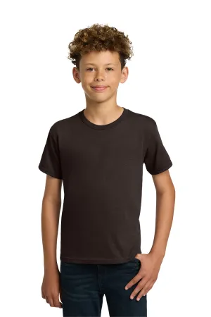 Gildan Youth Short Sleeve Crewneck T-Shirt - Dark Chocolate Brown