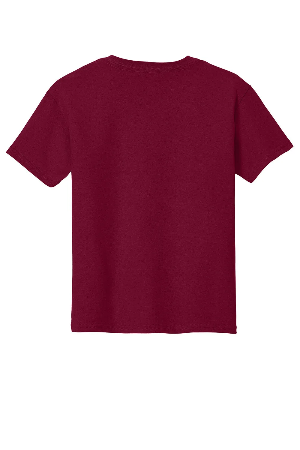 Gildan Youth Short Sleeve Crewneck T-Shirt - Garnet Red