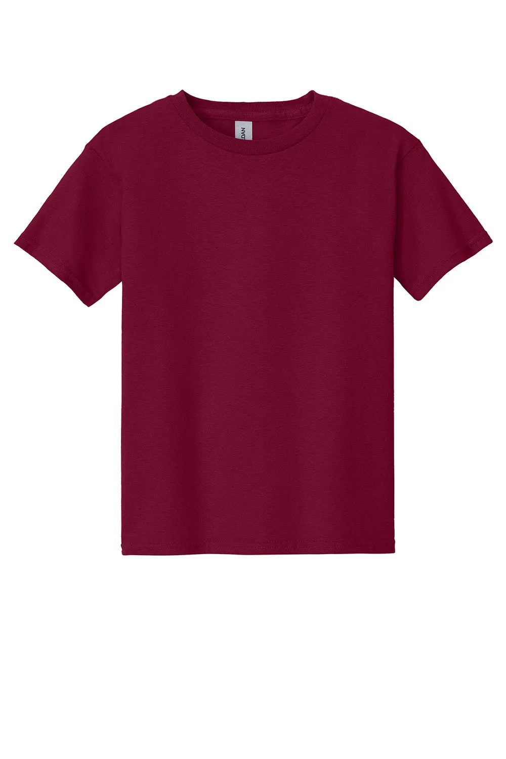 Gildan Youth Short Sleeve Crewneck T-Shirt - Garnet Red